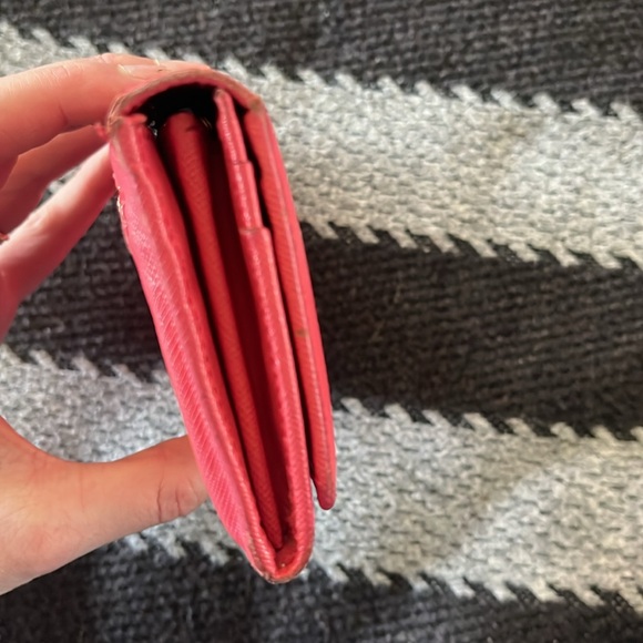 Prada long wallet coral color - Picture 8 of 9